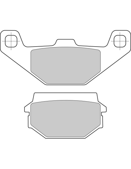 Plaquette moto Ferodo FDB2129SG Métallique Tout Terrain
