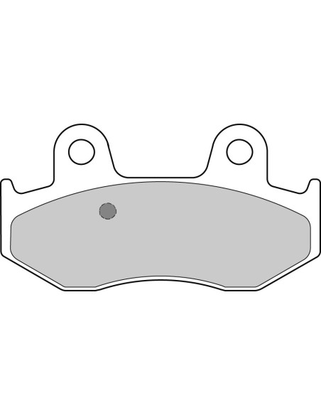 Plaquette moto Ferodo FDB2132ST Métallique