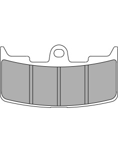 Plaquette moto Ferodo FDB2145ST Métallique