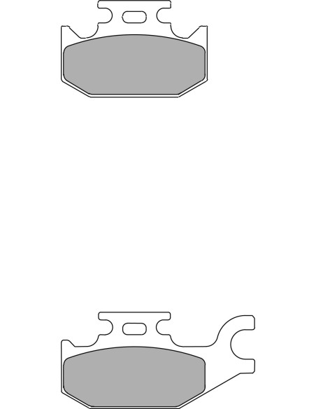 Plaquette moto Ferodo FDB2148SG Métallique Tout Terrain