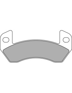 Plaquette moto Ferodo FDB2155P Organic