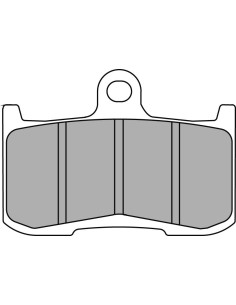 Plaquette moto Ferodo FDB2158ST Métallique