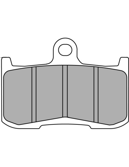 Plaquette moto Ferodo FDB2158ST Métallique