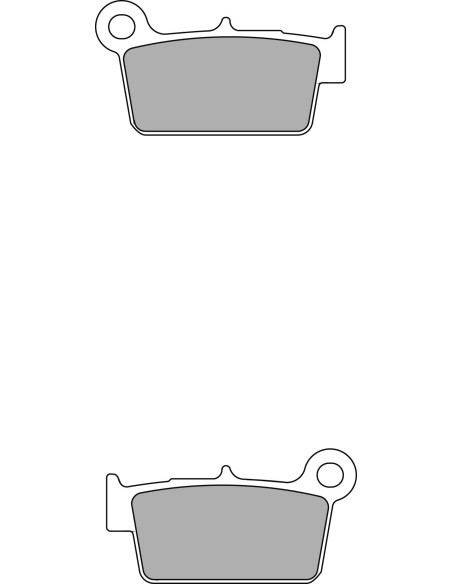 Plaquette moto Ferodo FDB2162SG Métallique Tout Terrain