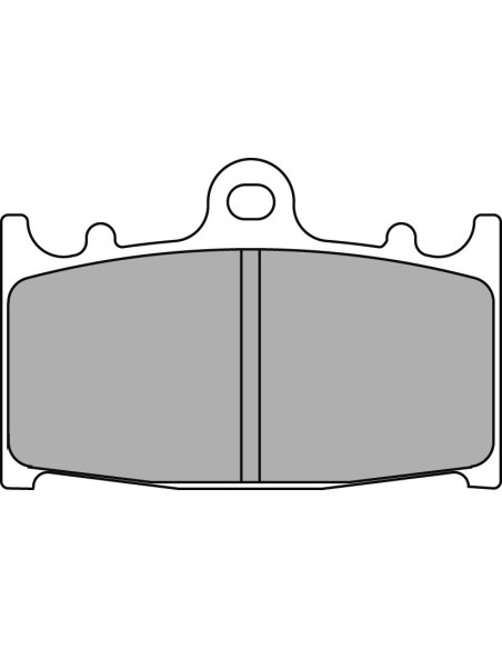 Plaquette moto Ferodo FDB2163ST Métallique
