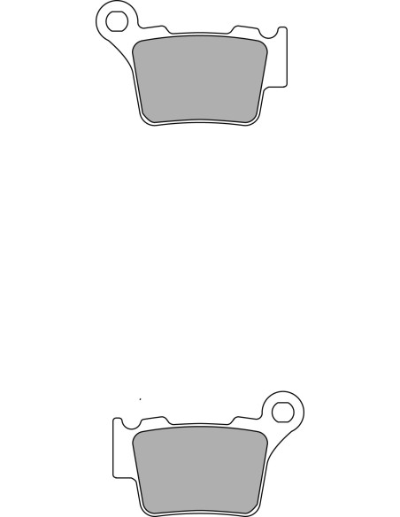 Plaquette moto Ferodo FDB2165SG Métallique Tout Terrain