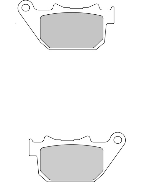 Plaquette moto Ferodo FDB2180P Organic