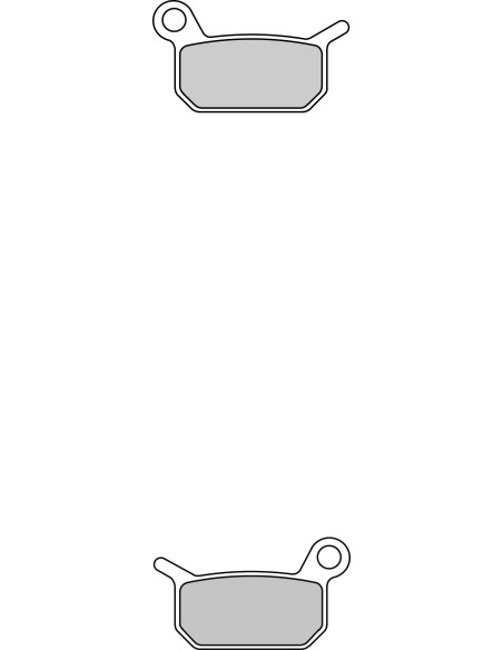 Plaquette moto Ferodo FDB2183SG Métallique Tout Terrain