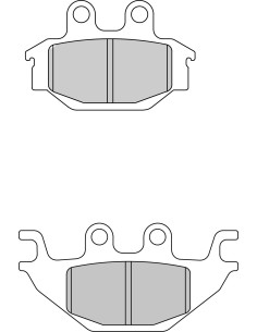 Plaquette moto Ferodo FDB2184SG Métallique Tout Terrain