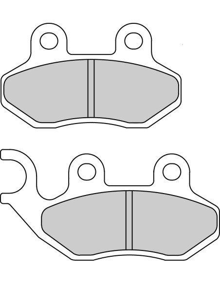 Plaquette moto Ferodo FDB2190AG Organic scooter