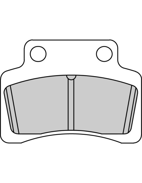 Plaquette moto Ferodo FDB2191AG Organic scooter