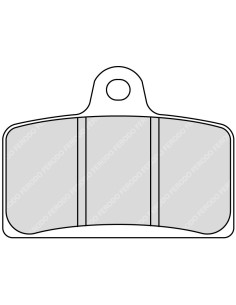 Plaquette moto Ferodo FDB2201ST Métallique