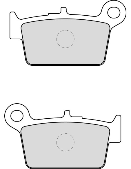 Plaquette moto Ferodo FDB2206P Organic