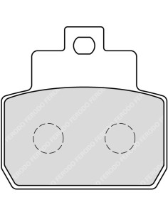 Plaquette moto Ferodo FDB2207AG Organic scooter