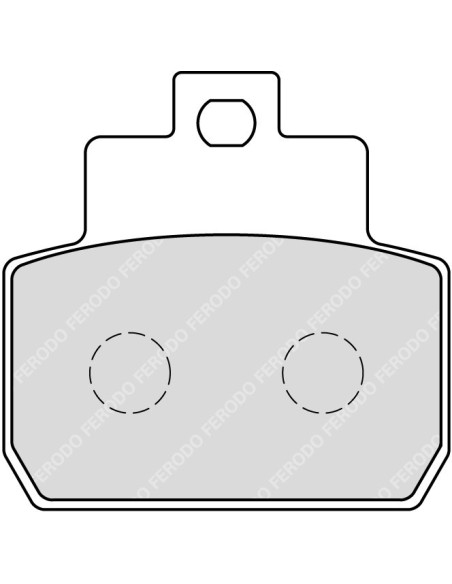 Plaquette moto Ferodo FDB2207AG Organic scooter