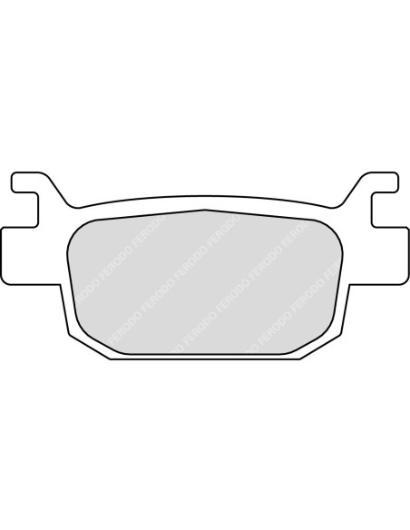 Plaquette moto Ferodo FDB2212ST Métallique