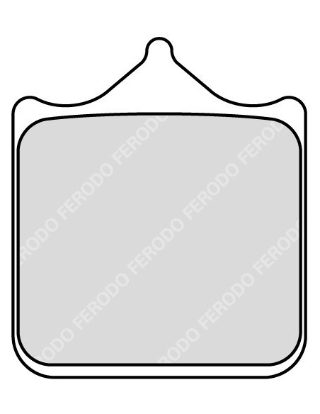 Plaquette moto Ferodo FDB2215XRAC Métallique Racing