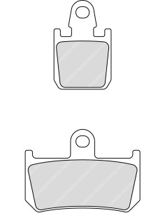 Plaquette moto Ferodo FDB2217CP211 Organic racing