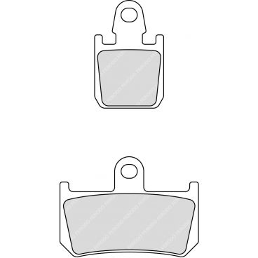 Plaquette moto Ferodo FDB2217XRAC Métallique Racing