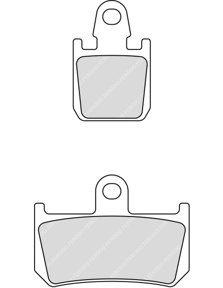 Plaquette moto Ferodo FDB2217XRAC Métallique Racing
