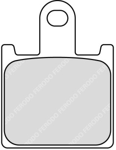 Plaquette moto Ferodo FDB2220ST Métallique