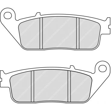 Plaquette moto Ferodo FDB2225AG Organic scooter