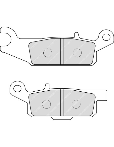 Plaquette moto Ferodo FDB2230SG Métallique Tout Terrain