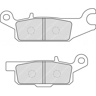 Plaquette moto Ferodo FDB2231SG Métallique Tout Terrain