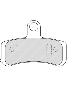 Plaquette moto Ferodo FDB2250ST Métallique