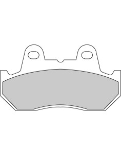 Plaquette moto Ferodo FDB244P Organic
