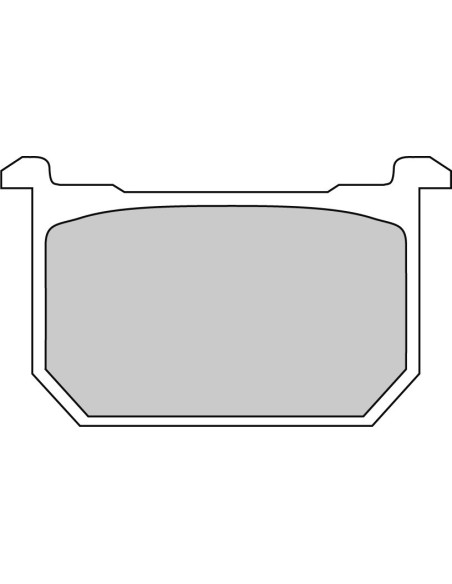 Plaquette moto Ferodo FDB299P Organic