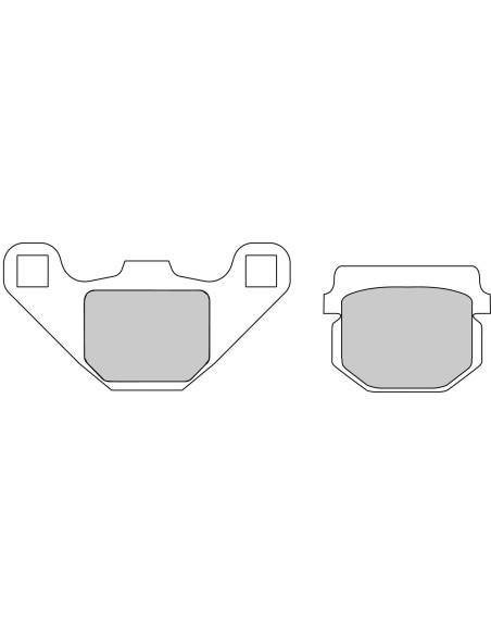 Plaquette moto Ferodo FDB313SG Métallique Tout Terrain