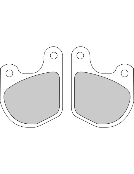 Plaquette moto Ferodo FDB333P Organic