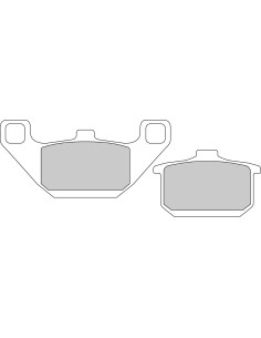 Plaquette moto Ferodo FDB339P Organic