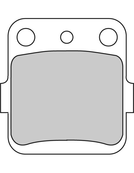 Plaquette moto Ferodo FDB381P Organic