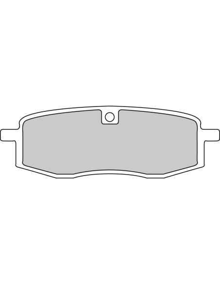 Plaquette moto Ferodo FDB411P Organic