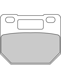 Plaquette moto Ferodo FDB437P Organic