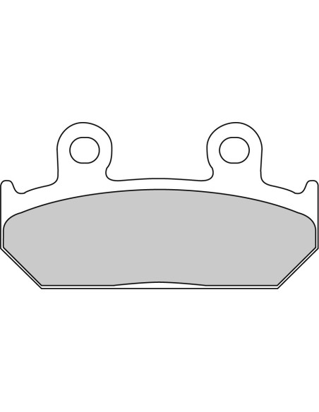 Plaquette moto Ferodo FDB462ST Métallique