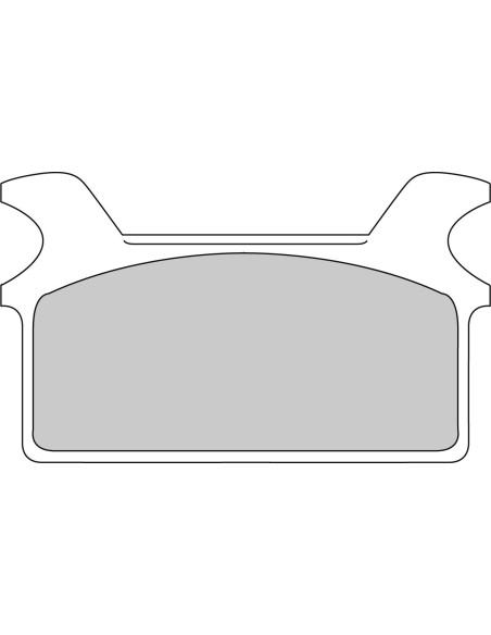 Plaquette moto Ferodo FDB485P Organic