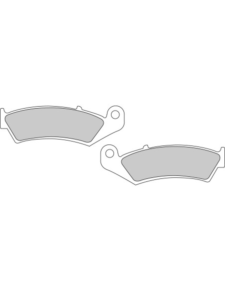 Plaquette moto Ferodo FDB496P Organic