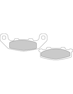 Plaquette moto Ferodo FDB508P Organic