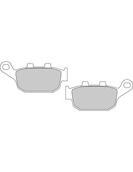Plaquette moto Ferodo FDB531P Organic
