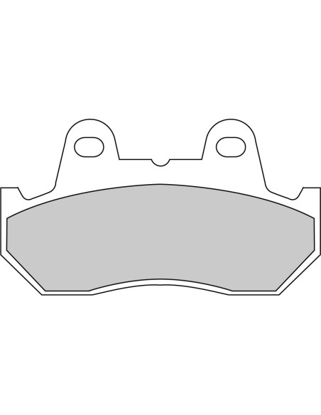 Plaquette moto Ferodo FDB538ST Métallique