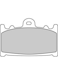 Plaquette moto Ferodo FDB574XRAC Métallique Racing