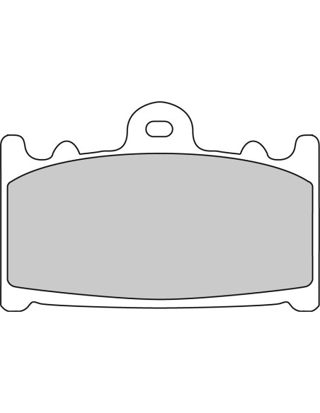 Plaquette moto Ferodo FDB574XRAC Métallique Racing