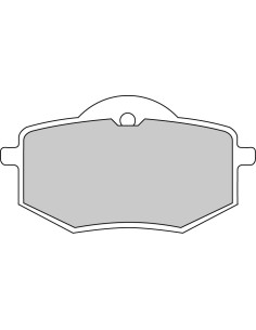 Plaquette moto Ferodo FDB591P Organic