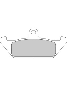 Plaquette moto Ferodo FDB592P Organic