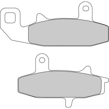 Plaquette moto Ferodo FDB606P Organic