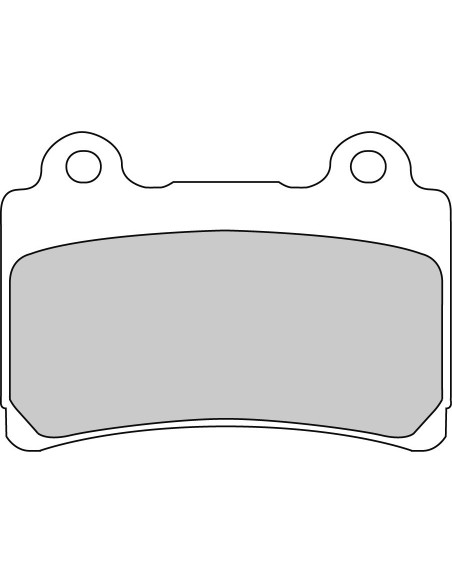 Plaquette moto Ferodo FDB662ST Métallique