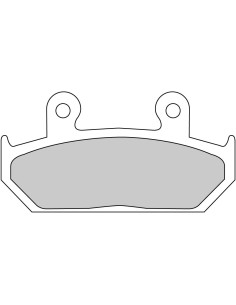 Plaquette moto Ferodo FDB663ST Métallique